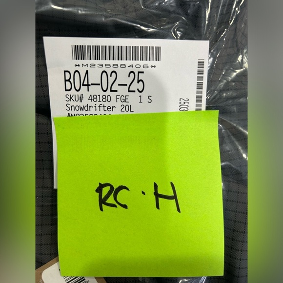 Patagonia SnowDrifter Pack 20L Backpack Small Forge Grey Lightweight NWT - Picture 14 of 14